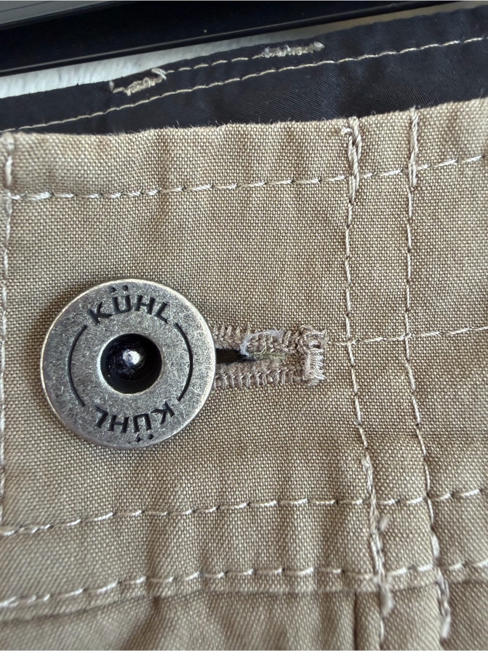 KÜHL Radikl Pants Mens 31x30 Dark Khaki Hiking Outdoor Stretch 7 Pocket - Picture 4 of 10